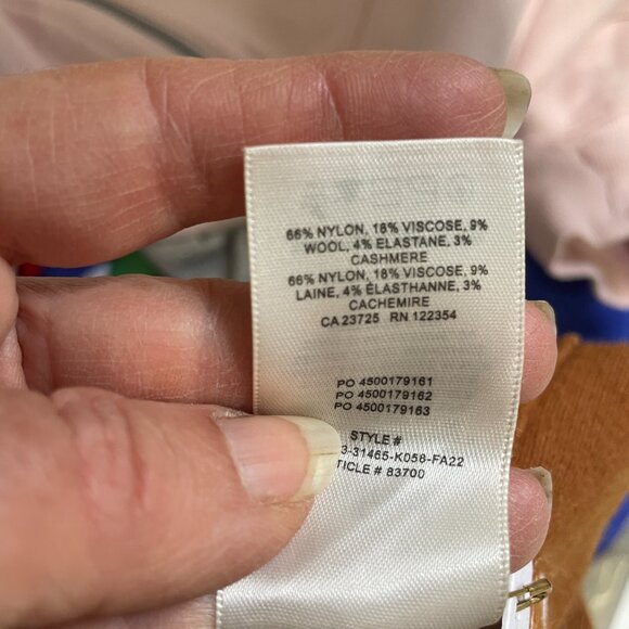 Wilfred Greer Sweater Brown cropped in Tan Small cashmere wool - Picture 7 of 8